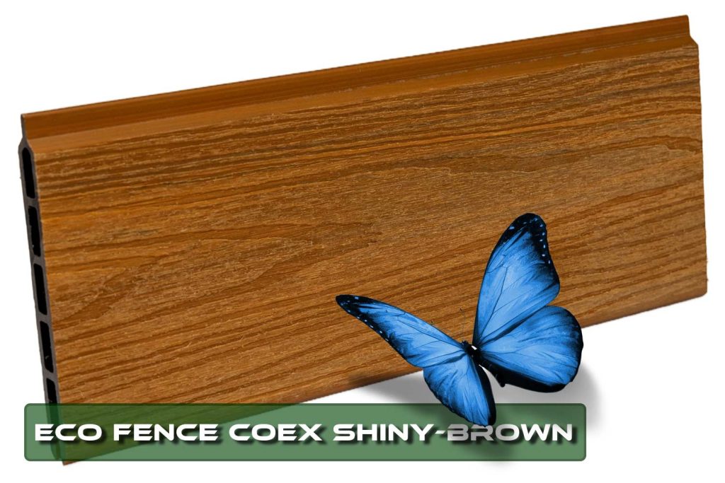 Sichtschutz Panel CoEx in der Farbe Shiny-Brown