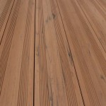 WPC Terrasse FineLine Mixed Brown