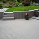 Eco Deck Classic Terrasse in der Farbe Steingrau